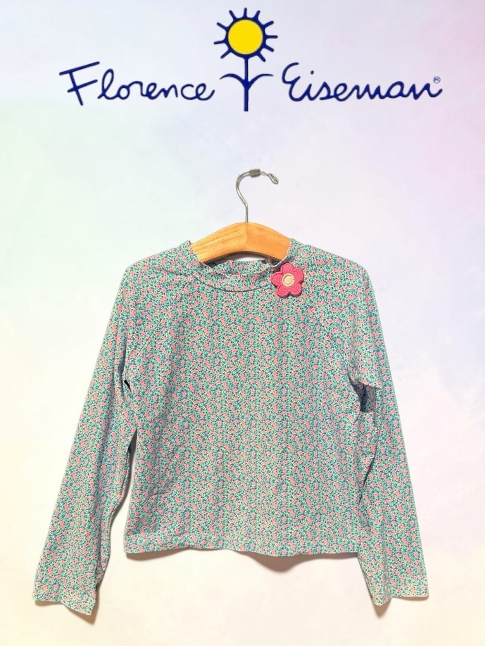 Florence Eiseman Floral Long Sleeve Rash Guard